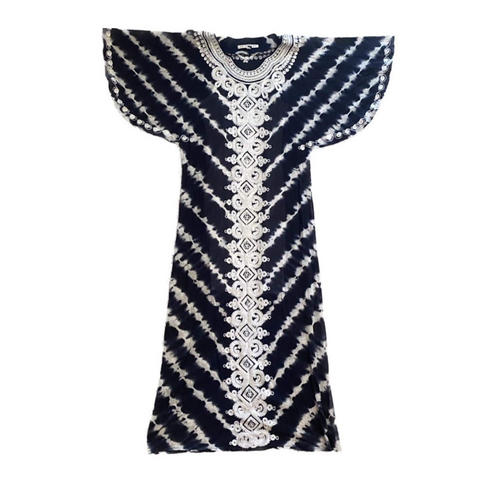 Trina Turk Caftan Black & White Gem